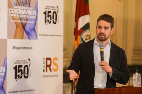 Governador do RS Eduardo Leite